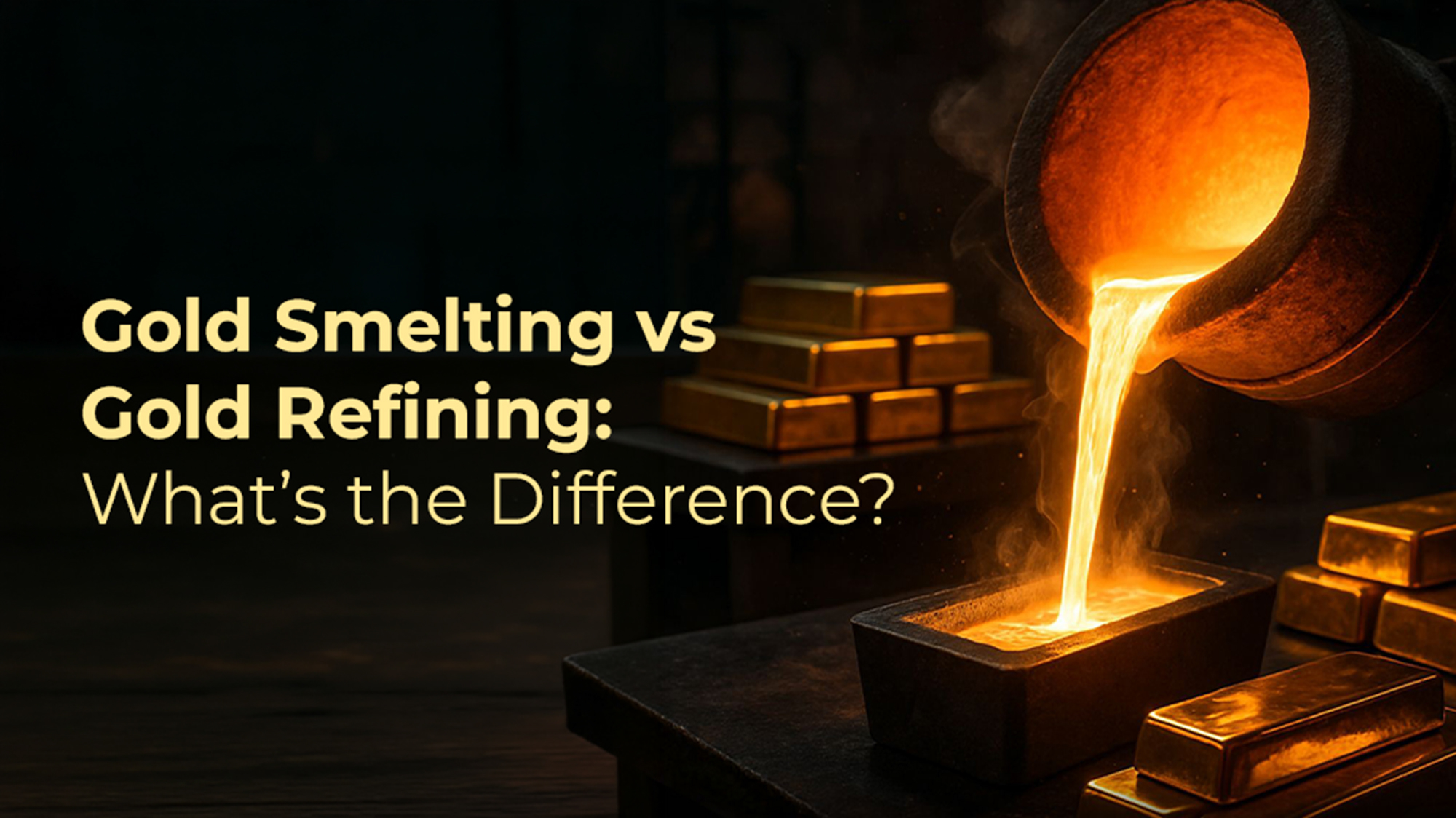 Gold Smelting vs Gold Refining